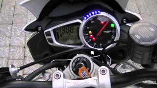 2013 Triumph Street Triple R first ride [upl. by Nabroc]