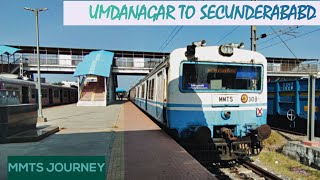 Umdanagar to Secunderabad  MMTS Local train Journey [upl. by Herm]