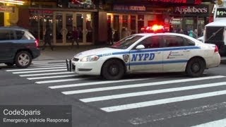 NYPD Police Cars Responding collection [upl. by Esinehc]