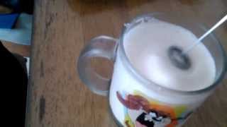 Aerolatte Review Frothing Cold Milk In Under 1 Minute [upl. by Mcgrath775]